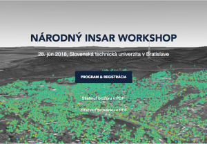[SK] Národný InSAR Workshop